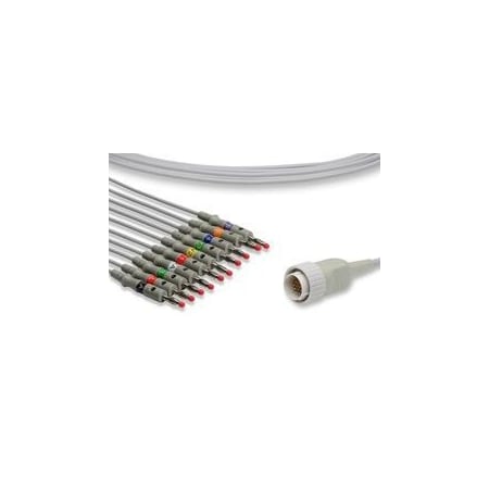 Replacement For Cardioline, Delta 30 Direct-Connect Ekg Cables